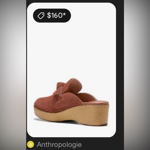 Cole Haan Women's Cloudfeel Bow Clog Antique Brass Size 7.5 NWOT - Picture 4 of 8